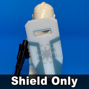 Decaled Clone Riot Shield: Light Blueish Gray Accents
