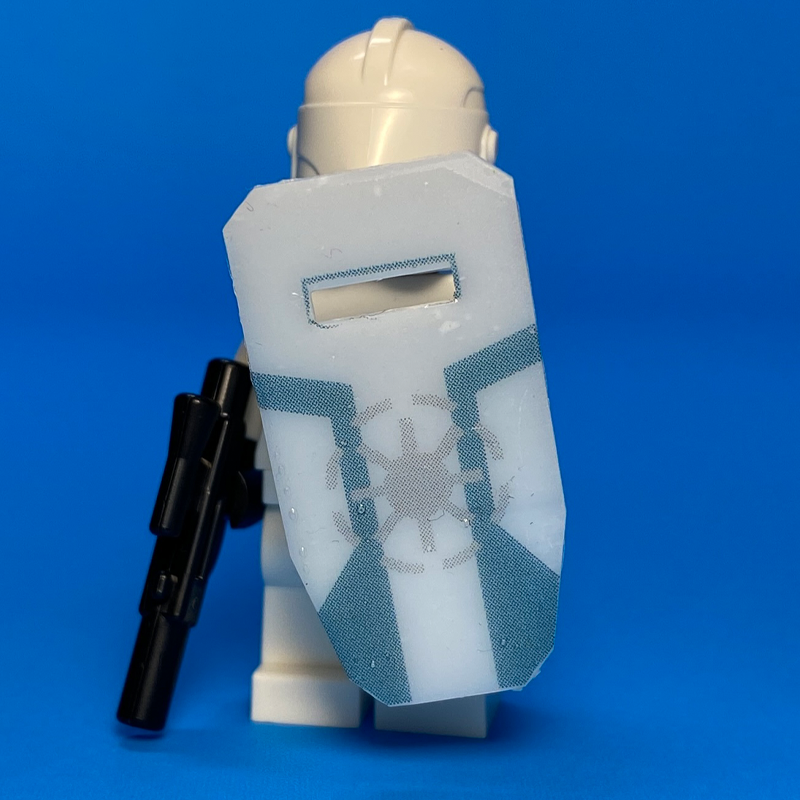 Decaled Clone Riot Shield: Light Blueish Gray Accents - Image 2